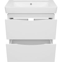 Тумба с раковиной Misty Венера 80 УТ000001780 Белая — фото 3, Мебель для ванной