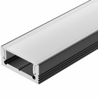 Профиль алюминиевый Arlight Slim 037110 накладной для контурной подсветки Черный — фото 1, Профили для светодиодных лент