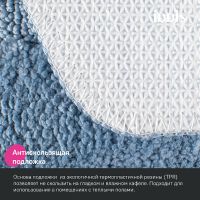 Комплект ковриков Iddis Promo 65х45/45х45 PSET04Mi13 Голубой — фото 4, Коврики для ванной комнаты