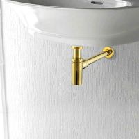 Сифон для раковины Frap F82-3 Золото — фото 6, Сифоны для раковины