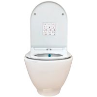 Унитаз биде beWash Granville HRKA054H1VE0W5SZ0 подвесной с сиденьем Микролифт — фото 2, Унитазы