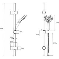 Товар: Душевой гарнитур Bien Hermes BD24031812 Черный матовый - фото 3 Душевой гарнитур Bien Hermes BD24031812 Черный матовый — фото 3, Душевое оборудование. Душевая программа