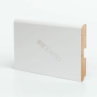 Плинтуса Deartio Премиум  U 102-120 Белый МДФ 2050х120х16 мм — фото 1, Напольные плинтусы