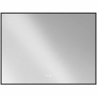 Зеркало Vincea 120 VLM-3VN120B-2 с подсветкой Черное с сенсорным выключателем с подогревом и диммером — фото 1, Зеркала в ванную комнату