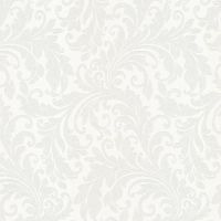 Обои AS Creation Di Seta 36666-1 Текстиль на флизелине (0,70*10,05) Белый, Вензель — фото 1, Обои для стен