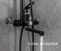 Душевая система Frap H49-6 F2449-6 Черная матовая Хром — фото 10, Душевые стойки