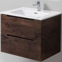 Тумба под раковину BelBagno Etna 60 ETNA-600-2C-SO-RW-P подвесная Rovere Moro — фото 1, Тумбы под раковину