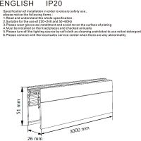 Шинопровод Crystal Lux Space CLT 0.113 01 L3000 WH Белый — фото 2, Шинопроводы