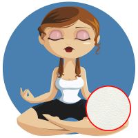 Фреска детская Ortograf Детские 20932 Фактура флок FLK Флизелин (2,7*2,7) Белый/Синий, Люди — фото 1, Фрески