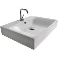 Товар: Раковина Kerasan Cento 50 353001*1 Белая - фото 2 Раковина Kerasan Cento 50 353001*1 Белая — фото 2, Раковины