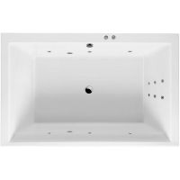 Акриловая ванна Excellent Crown Lux 190x120 WAEX.CRO19.LINE.CR с гидромассажем — фото 1, Ванны