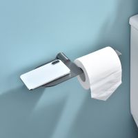 Держатель туалетной бумаги Raglo R300.03.09 с полкой Графит — фото 8, Держатели туалетной бумаги