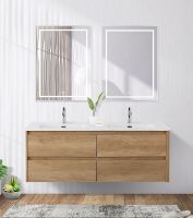 Зеркало BelBagno Kraft 60 SPC-KRAFT-600-800-LED-TCH-WARM с подсветкой Сатин с сенсорным выключателем и подогревом — фото 4, Зеркала в ванную комнату