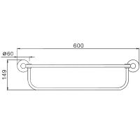 Товар: Полка для полотенец Frap F302 F30224 Черная матовая - фото 9 Полка для полотенец Frap F302 F30224 Черная матовая — фото 9, Полки для полотенец