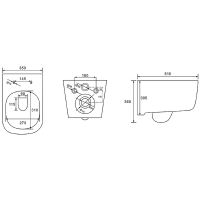 Унитаз Aquatek Дива AQ2012-00 подвесной с сиденьем Микролифт — фото 7, Подвесные унитазы