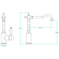 Товар: Смеситель для кухни Boheme Medici Ripresa 101 Бронза - фото 2 Смеситель для кухни Boheme Medici Ripresa 101 Бронза — фото 2, Смесители