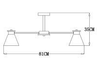 Товар: Люстра Artelamp Tyler A1031PL-8WH Белая Светлое дерево - фото 4 Люстра Artelamp Tyler A1031PL-8WH Белая Светлое дерево — фото 4, Люстры