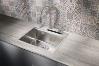 Кухонная мойка Milacio Denia 57 MC.77400 Нержавеющая сталь — фото 4, Кухонные мойки