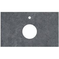 Столешница под раковину Kerama Marazzi Canaletto Роверелла 80 CN80.DL501320R Серая темная матовая — фото 2, Раковины