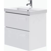 Тумба под раковину Bellezza Жаклин 65 4636410110013 подвесная Белая — фото 1, Тумбы под раковину