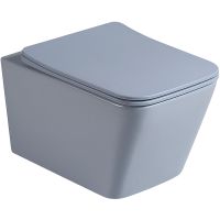 Унитаз Vincea Q-Line VT1-12MO подвесной Океан матовый с сиденьем Микролифт — фото 1, Подвесные унитазы