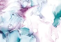 Фреска Ortograf Fluid art 21128 Фактура бархат FX Флизелин (3,9*2,7) Голубой/Сиреневый, Абстракция — фото 2, Фрески