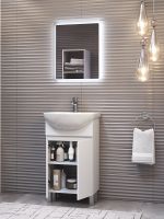 Тумба под раковину Vigo Wing 50 tn.WIN.BAL.50.2D Белая — фото 6, Мебель для ванной