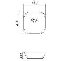Раковина-чаша Gappo 41 GT203 Белая — фото 2, Раковины