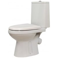 Унитаз компакт Оскольская Керамика Фиона Люкс 43901130021 с бачком и сиденьем — фото 1, Напольные унитазы