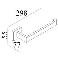 Товар: Полотенцедержатель Boch Mann CR-F25-H10MB-1 BM10656 Черный матовый - фото 4 Полотенцедержатель Boch Mann CR-F25-H10MB-1 BM10656 Черный матовый — фото 4, Полотенцедержатели