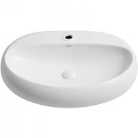 Раковина Abber Bequem 64 AC2112MW Белая матовая — фото 2, Раковины накладные