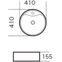 Раковина-чаша Grossman 41 GR-3012 Белая — фото 3, Раковины накладные