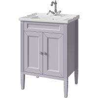 Тумба под раковину Caprigo Albion Concept 60 34010-SF028 Серая матовая — фото 1, Тумбы под раковину