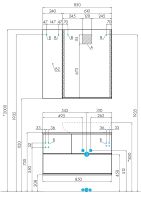 Зеркало Aquaton Терра 61 1A247302TEDY0 с подсветкой Дуб кантри — фото 8, Зеркала в ванную комнату