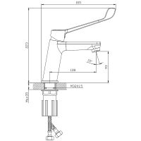 Товар: Смеситель для раковины Splenka Хром арт-S08.10 - фото 3 Смеситель для раковины Splenka Хром арт-S08.10 — фото 3, Смесители для раковины