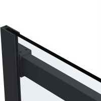 Душевая дверь Vincea Como Soft 130 VDS-1CS130CLB профиль Черный стекло прозрачное — фото 9, Душевые двери в нишу