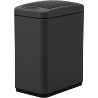 Ведро для мусора WeltWasser Navy BL 8L 10000003976 сенсорное Черное матовое — фото 1, Мусорные ведра