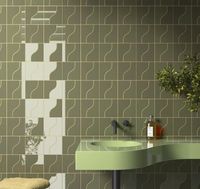 Керамическая плитка Equipe Curve Garden Green 28850 настенная 8,3х12 см — фото 2, Керамическая плитка