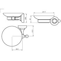 Товар: Мыльница Cezares Aphrodite APHRODITE-SODS-03/24-Sw Золото 24 карат с кристаллом Swarovski - фото 2 Мыльница Cezares Aphrodite APHRODITE-SODS-03/24-Sw Золото 24 карат с кристаллом Swarovski — фото 2, Мыльницы