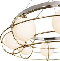 Товар: Подвесной светильник Maytoni Modern Carcass MOD312PL-08GCH Белый Золото Хром - фото 2 Подвесной светильник Maytoni Modern Carcass MOD312PL-08GCH Белый Золото Хром — фото 2, Подвесные светильники