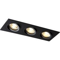 Встраиваемый светильник Crystal Lux CLT 002C3 BL Черный — фото 2, Точечные светильники