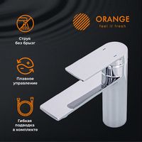 Смеситель для раковины Orange Berni M09-021cr Хром — фото 6, Смесители