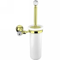 Ершик для унитаза Cezares Olimp OLIMP-TB-03/24-Sw Золото 24 карат с кристаллами Swarovski — фото 1, Ершики для унитаза