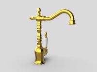 Товар: Смеситель для раковины GPD Retro Colored MTL180-A Золото - фото 5 Смеситель для раковины GPD Retro Colored MTL180-A Золото — фото 5, Смесители