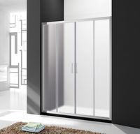 Душевая дверь Cezares Molveno 180 MOLVENO-BF-2-180-P-Cr профиль Хром стекло рифленое — фото 1, Раздвижные душевые двери