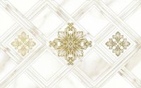 Керамический декор GlobalTile Calacatta Gold GT Белый 10300000203 25х40 см — фото 1, Керамическая плитка