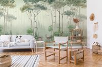 Товар: Фреска Ortograf Aurora 34119 Фактура бархат FX Флизелин (4,8*3) Зеленый/Коричневый, Пейзаж/Животные - фото 3 Фреска Ortograf Aurora 34119 Фактура бархат FX Флизелин (4,8*3) Зеленый/Коричневый, Пейзаж/Животные — фото 3, Фрески