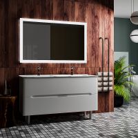 Товар: Тумба с раковиной SanVit Форма 120 kforman1202w Белая глянцевая - фото 2 Тумба с раковиной SanVit Форма 120 kforman1202w Белая глянцевая — фото 2, Мебель для ванной