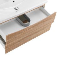 Тумба под раковину BelBagno Marino-Cer 90 MARINO-CER-900-2C-SO-WO-P подвесная Rovere Bianco — фото 5, Тумбы под раковину