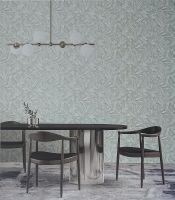 Обои Andrea Rossi Gavi 54378-8 Винил на флизелине (1,06*10) Зеленый, Листья — фото 2, Обои для стен